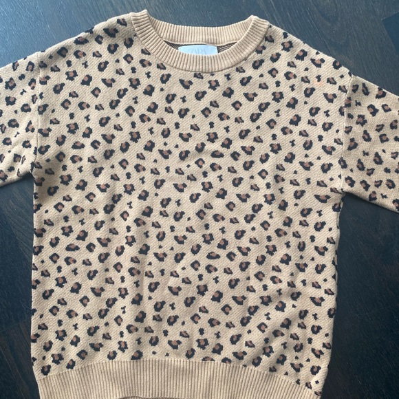 Zara kids leopard sweater size 9 - Picture 2 of 4